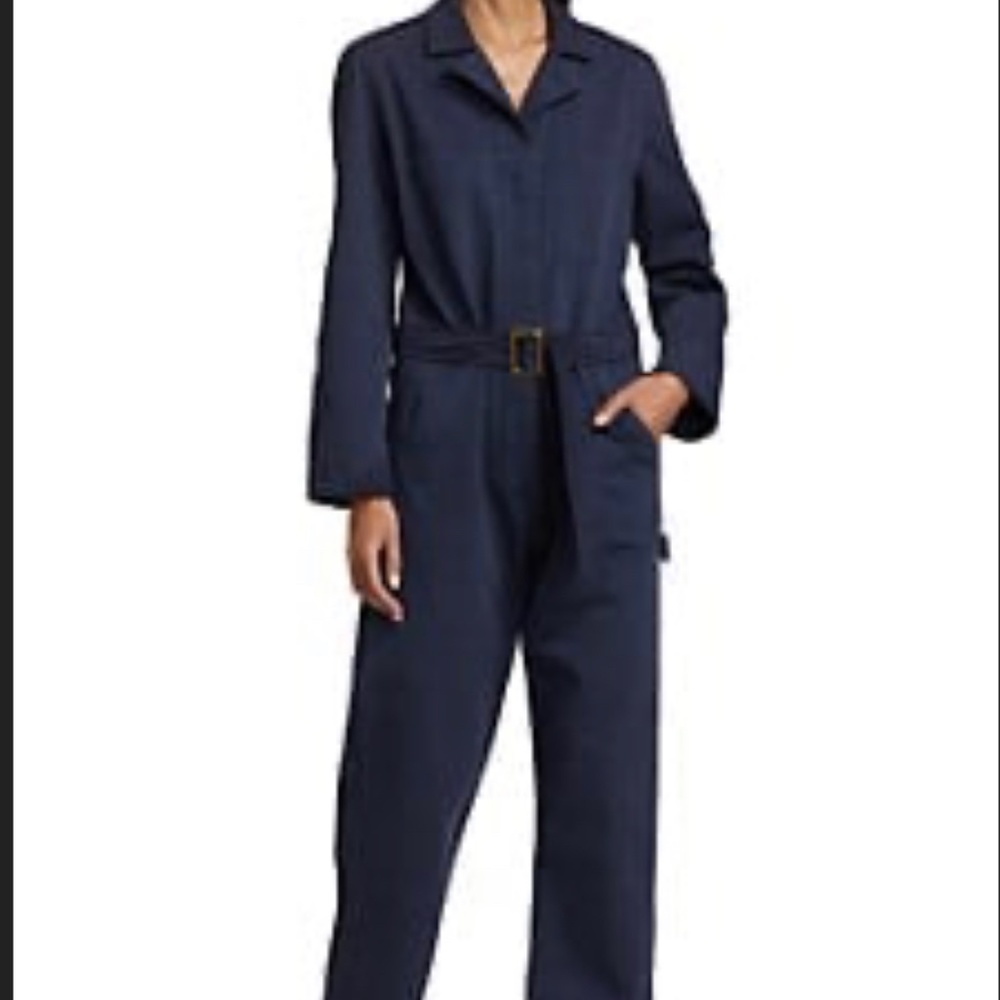 Nili Lotan Marie Jumpsuit Navy (NWT)